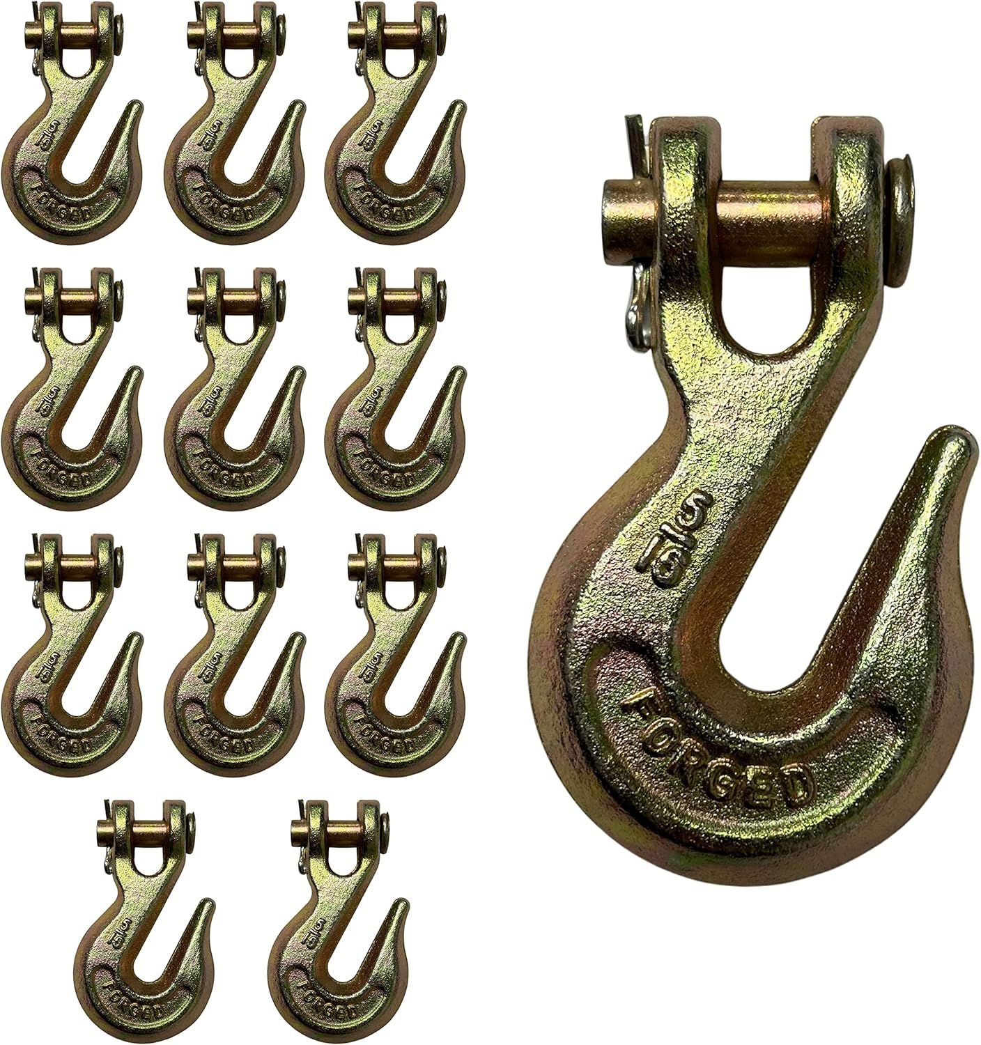 ATE Pro. USA 5/16" Chain Grab Hook Pin Clevis Rigging Tow