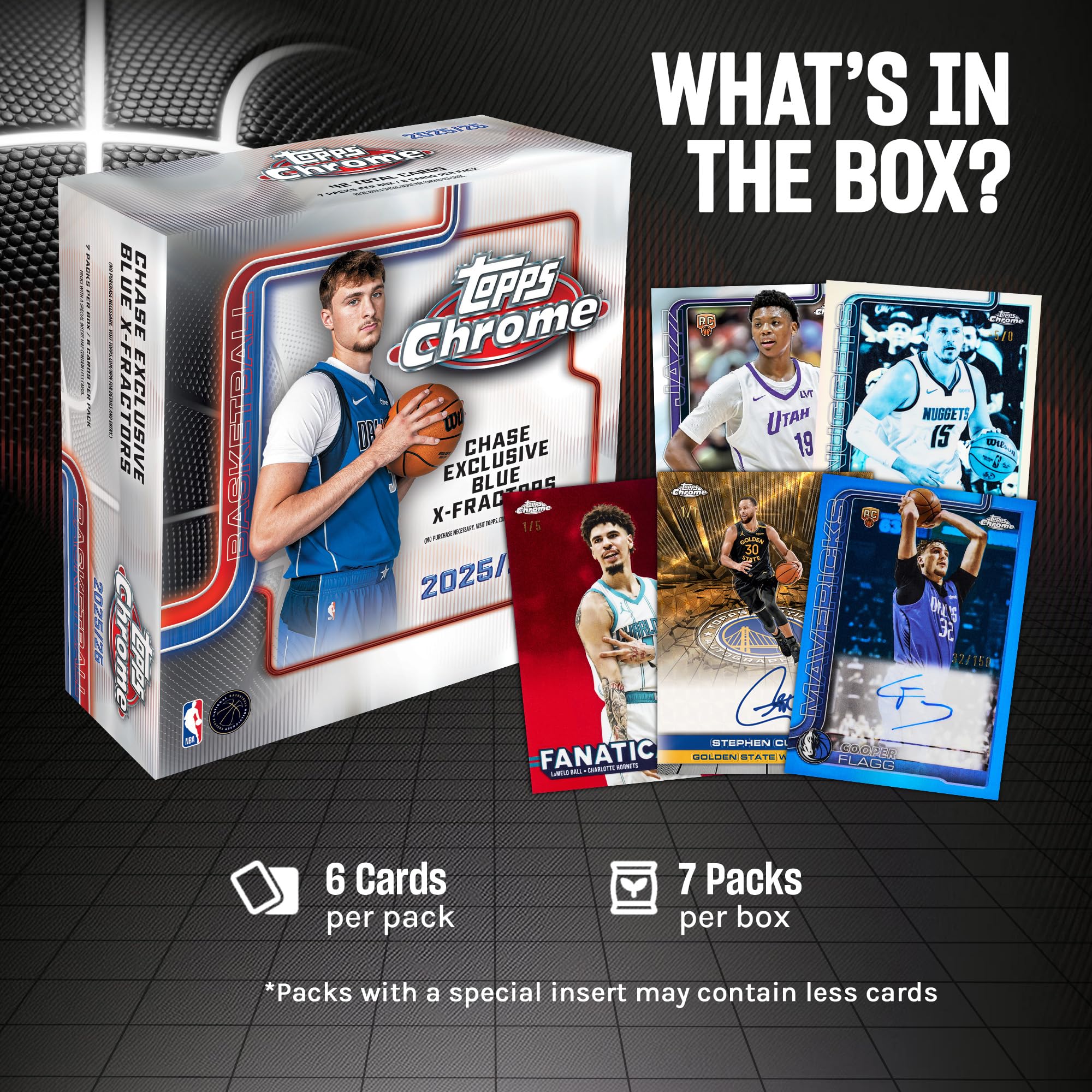 Topps Pallacanestro cromato 2025-26 - Sigillato in fabbrica - Mega Box