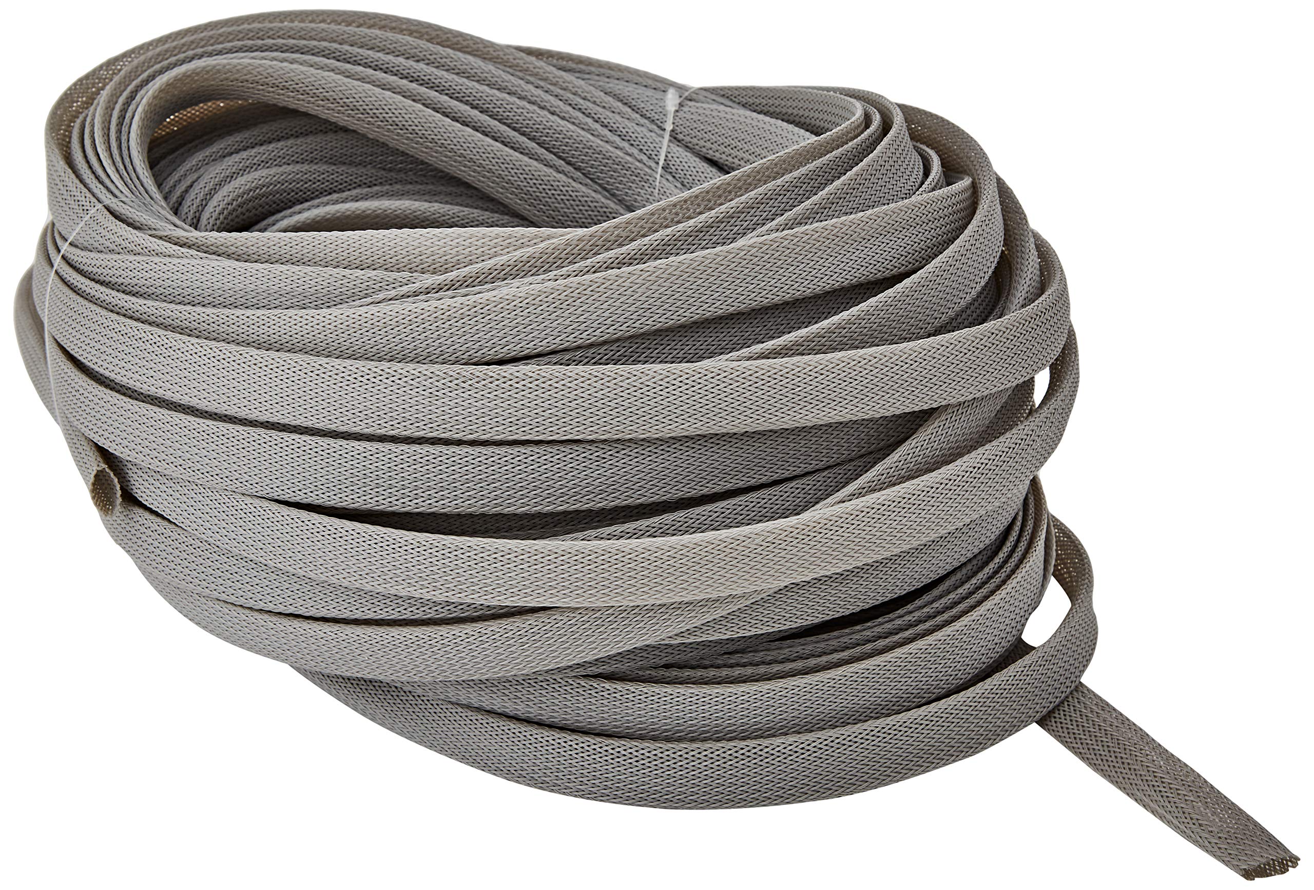 Pro Power PET15 GREY 50 m Guaina intrecciata espandibile, grigio, 15-27 mm, bobina da 50 m