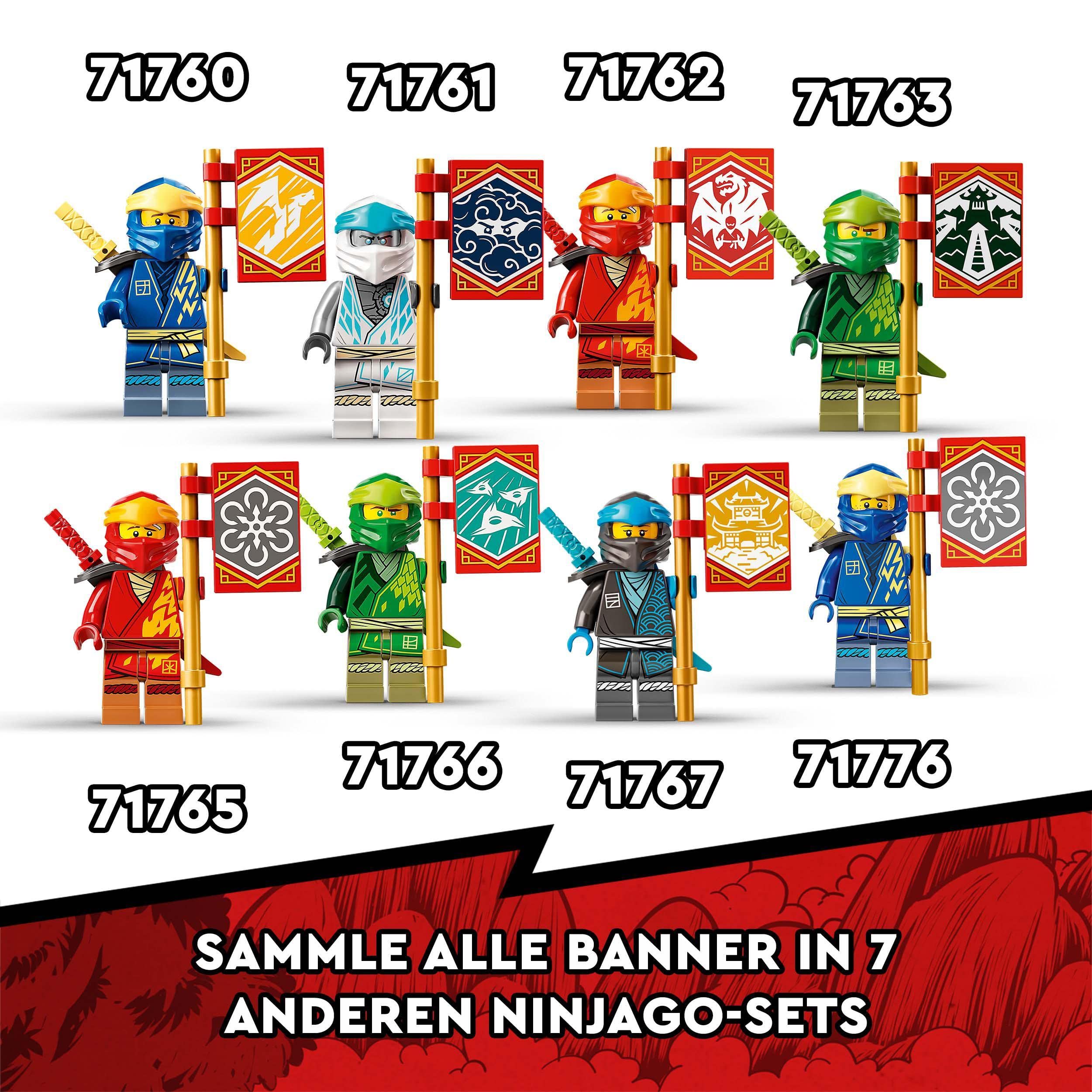 LEGO 71767 NINJAGO Ninja-Dojotempel Aus Meister des Spinjitzu, Gebäude-Set Mit 5 Räumen, Inkl. 8 Minifugren Wie Lloyd, Kai Und Schlangen-Actionfiguren, Ninja-Spielzeug Für Kinder Ab 8 Jahren
