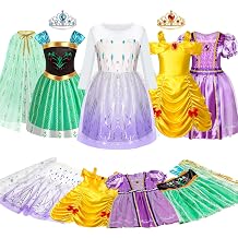 Princess Dress up Clothes for Girls Princess Dresses Costumes for Girls 3-6 