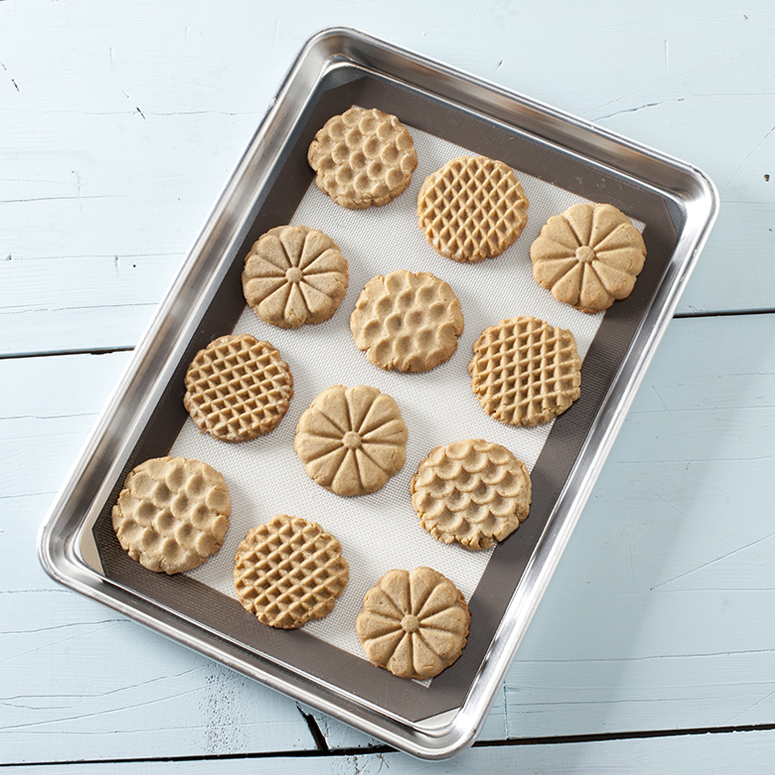 Nordic Ware Deluxe Silikon Stoff Backmatte