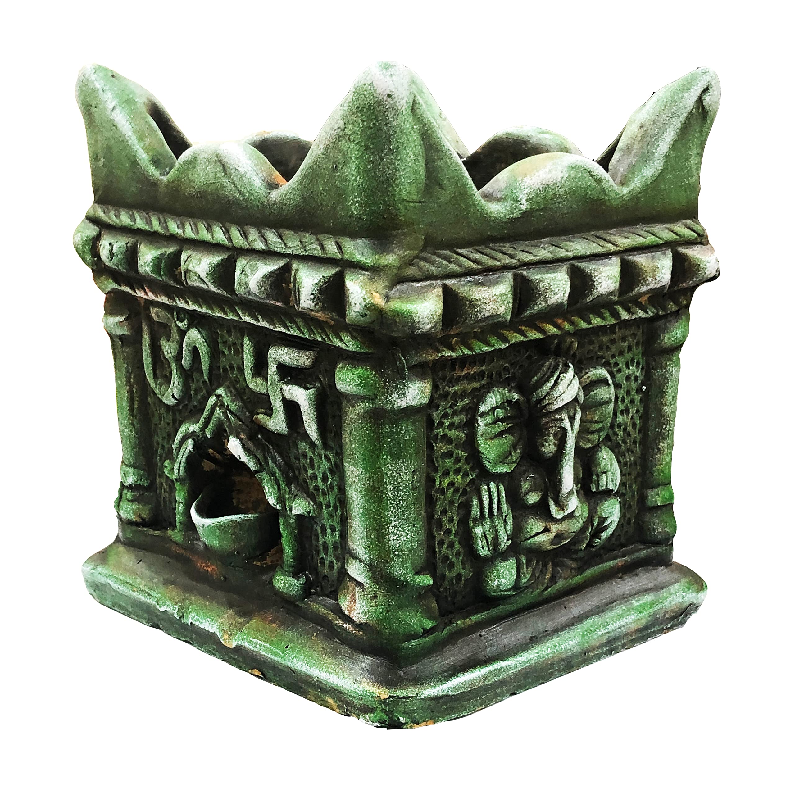 See full amazon price history chart for SHOPMEFAST Garden Handcrafted Terracotta Tulsi Pot/Tulsi Plant Container for Home Decor,Garden Decor,Office Decor (Color: Multi)(L:6.5 Inches, W:6.5 Inches, H:8 Inches.) (Green) SHOPMEFAST Garden Handcrafted Terracotta Tulsi Pot/Tulsi Plant Container for Home Decor,Garden Decor,Office Decor (Color: Multi)(L:6.5 Inches, W:6.5 Inches, H:8 Inches.) (Green) (B09LQCFHYH) Amazon Price History, Amazon Price Tracker