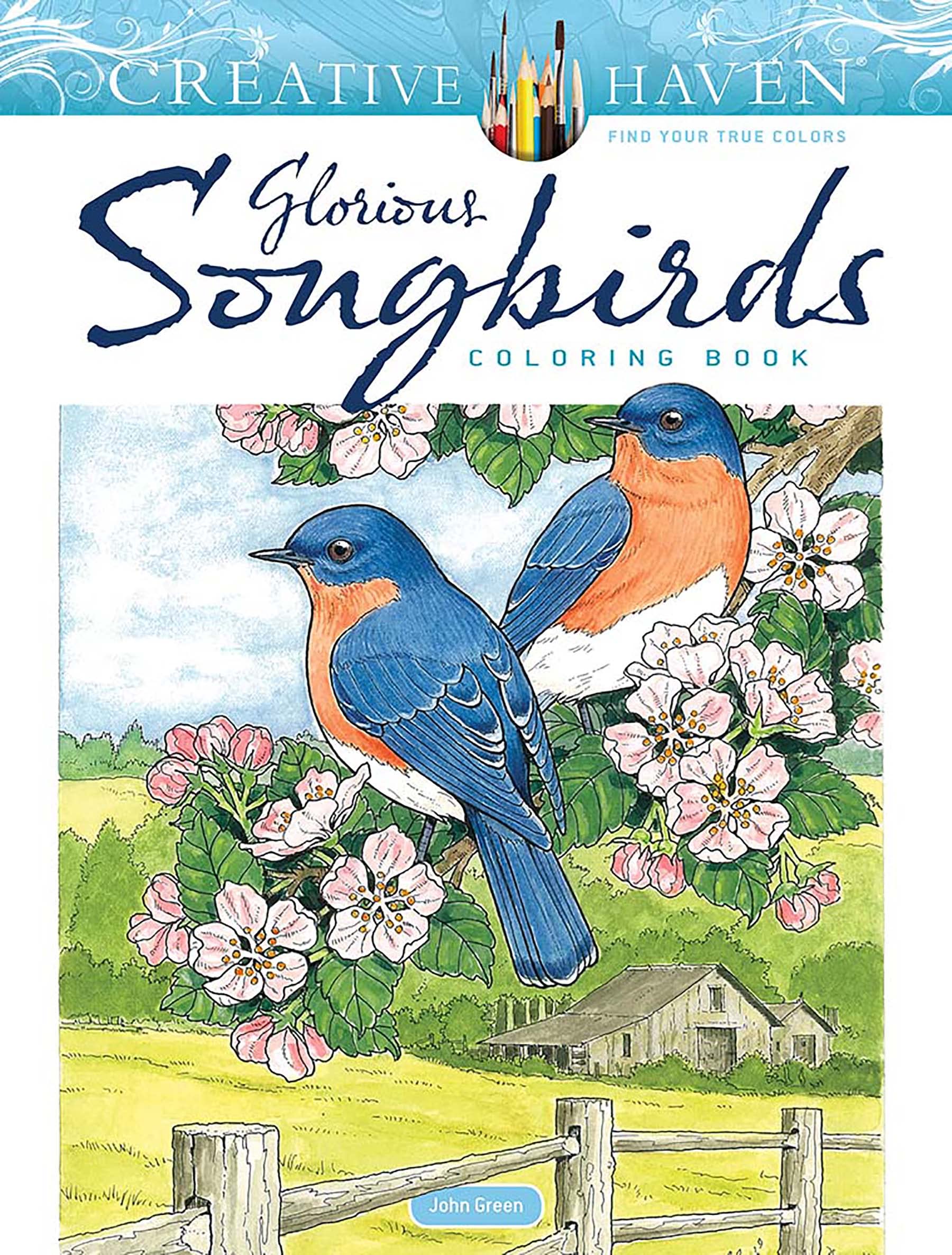 Creative Haven Glorious Songbirds Coloring Book (Adult Coloring Books: Animals)