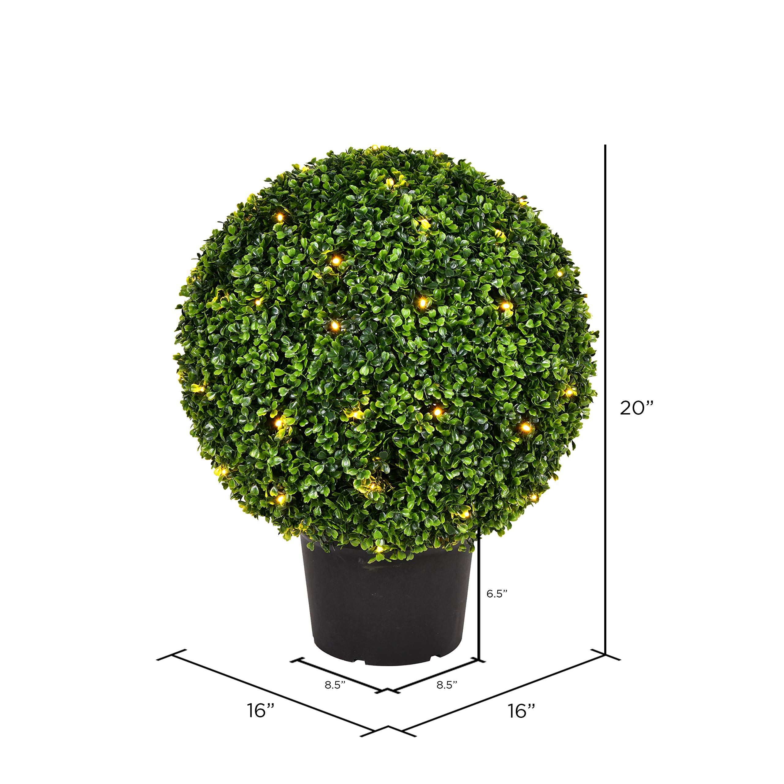 Boxwood Topiary Ball Barnyard Designs Artificial Tree, Front Porch Home ...