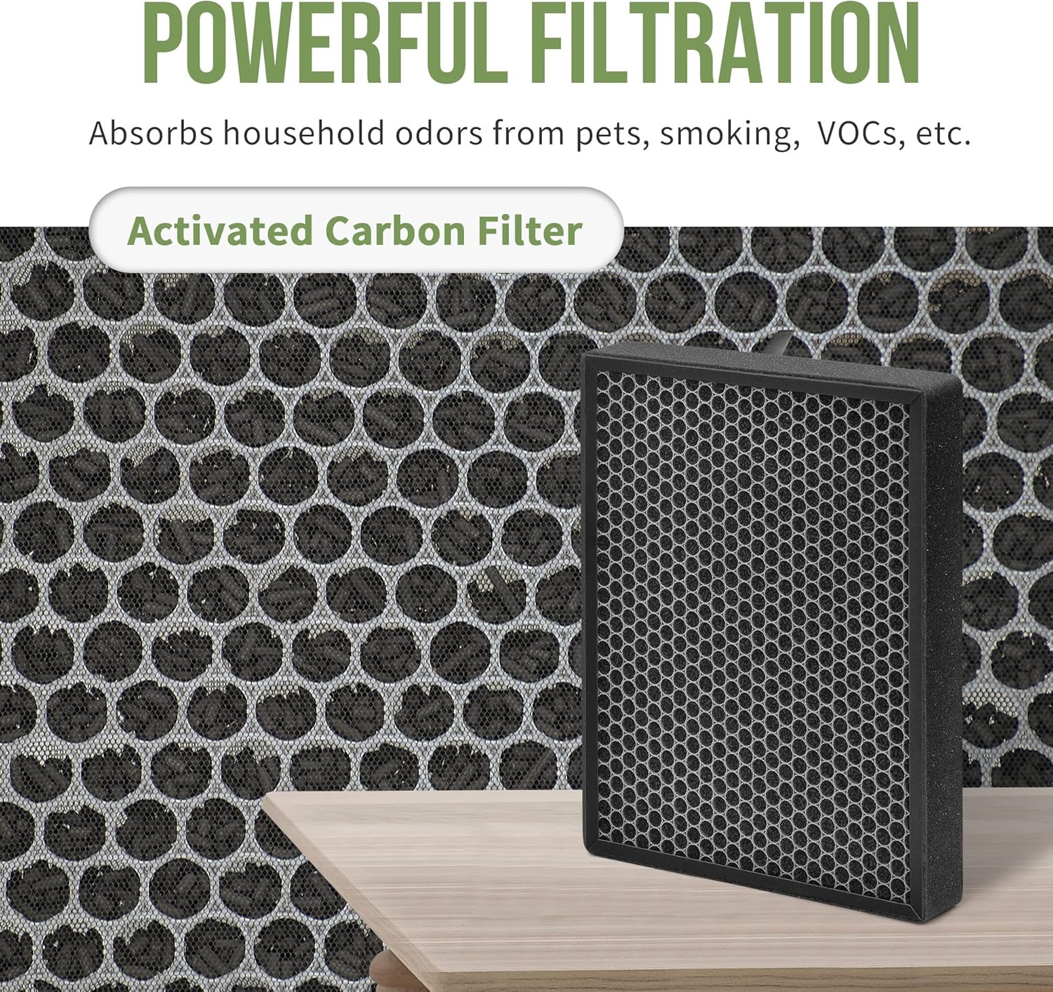 45i Replacement Filter Compatible with 45i Air Puri-fier, 45i Filter Compared to Part NO. B4-Fresh, 1 H13 True HEPA & 4 Carbon Pre-filters