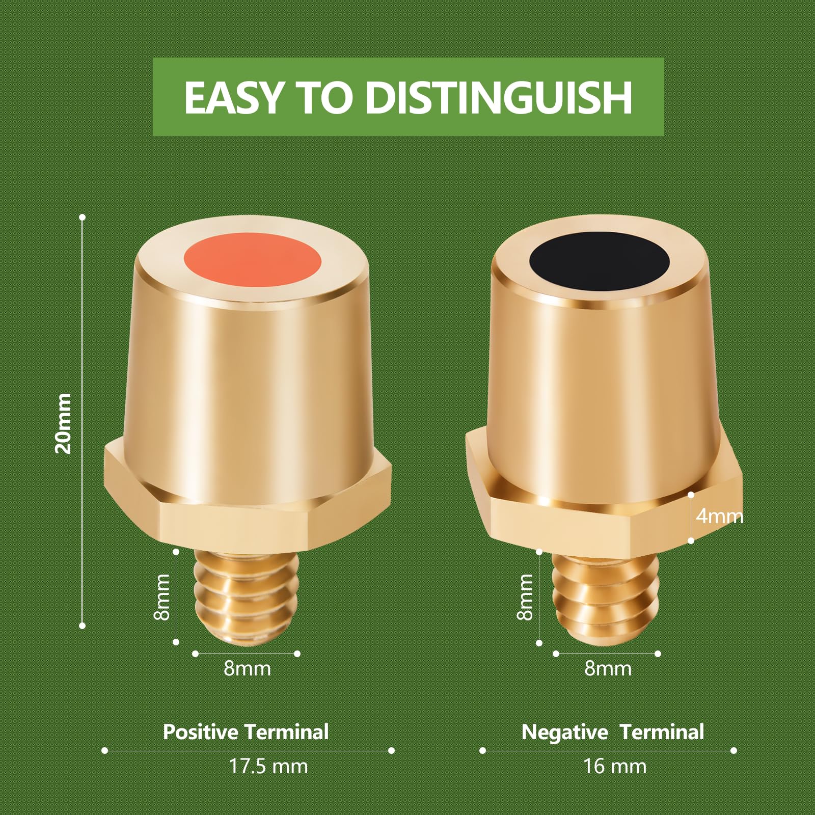 Set Adaptateur De Borne De Batterie CARBEST - Accessoire De