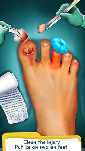 Foot Hospital Doctor Care Game : Emergency Surgery Simulator