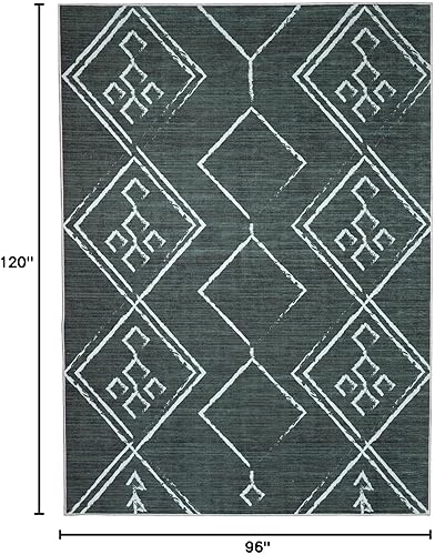 Miniatura 139 de Alfombra lavable a máquina con parte trasera antideslizante y resistente a las manchas, respetuosa con el medio ambiente, apta para familias y