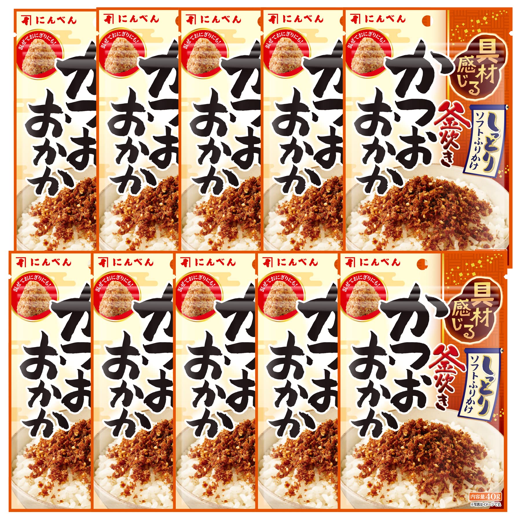 にんべん かつおおかかふりかけ 40g×10個