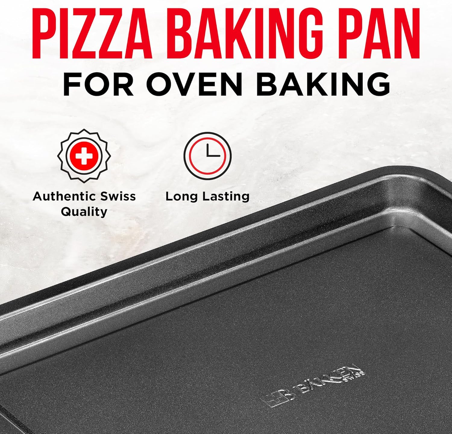 Pizza Baking Pan: Swiss Quality for Oven Baking