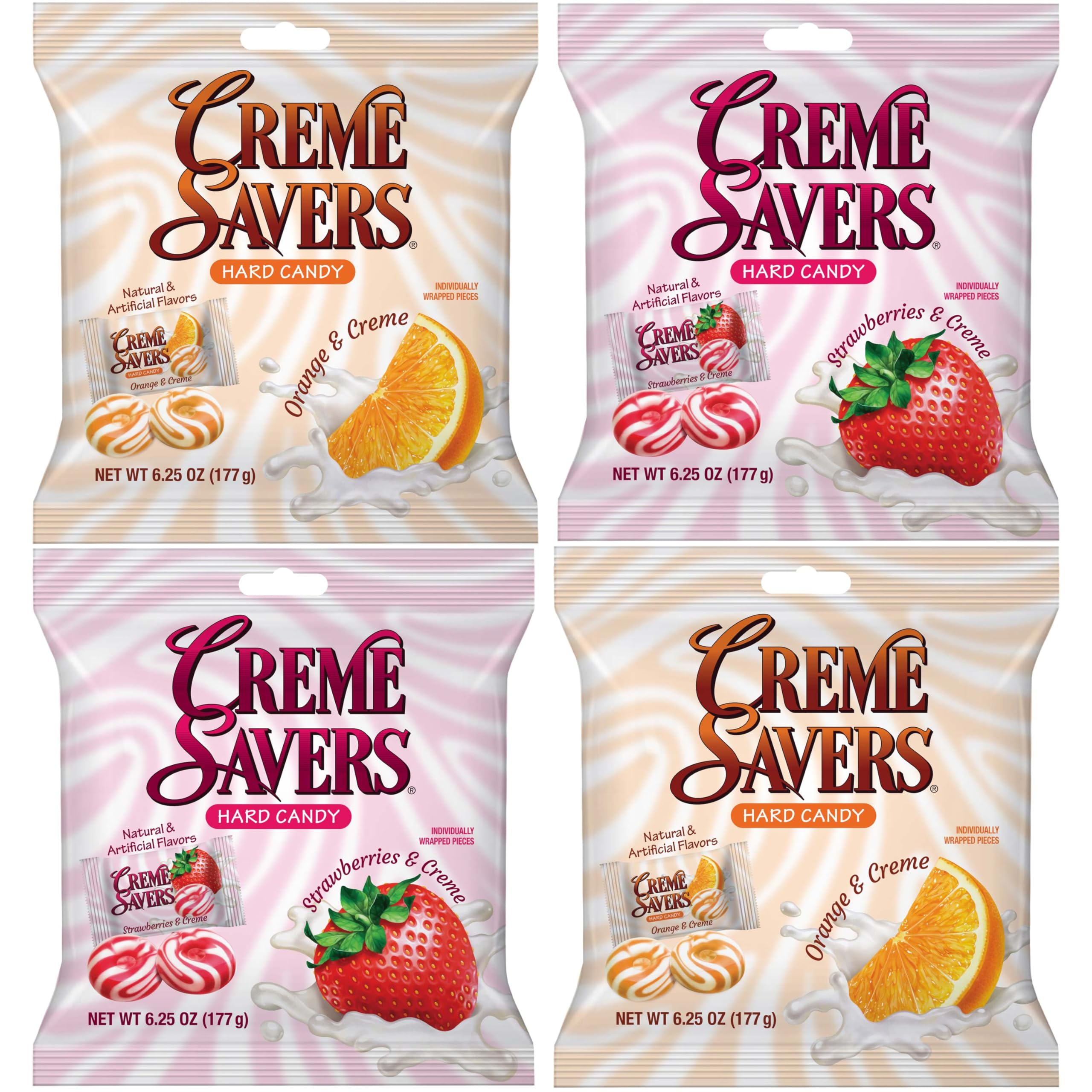Amazon.com : Cream Savers Strawberry & Cream and Orange & Cream