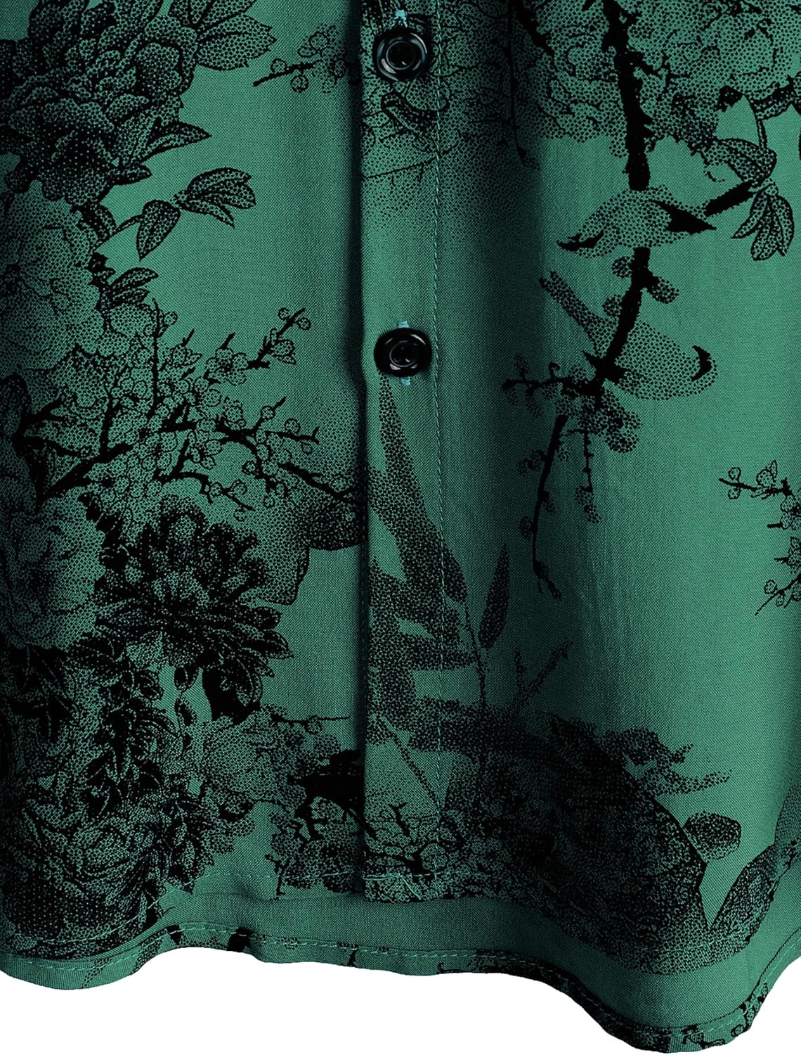 Mens Hawaiian Shirt Short Sleeve Button Down Tropical Shirts Casual Floral Summer Beach Shirt - Image 5