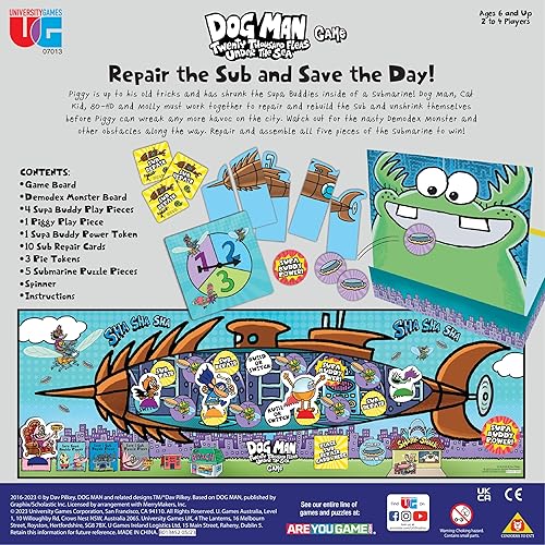 Miniatura 8 de University Games  Dog Man Twenty Thousand Fleas Under The Sea Game
