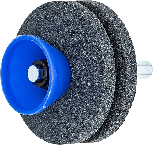 Miniatura 3 de 8TEN Rueda de piedra para cortacésped para herramientas de jardín tractor, accesorio de taladro de mano, paquete de 2