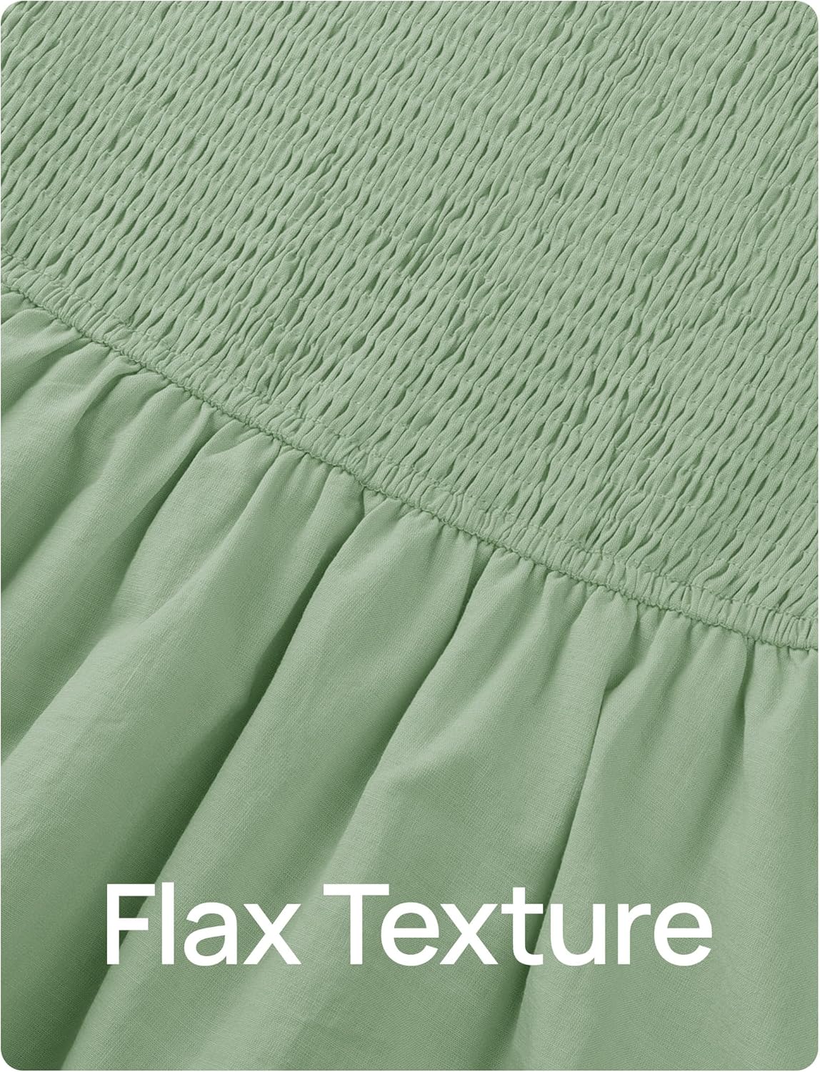 ZESICA Women‘s Summer Boho Strapless Maxi Dress 2026 Casual Sleeveless Off Shoulder Smocked Tiered Beach Long Sundress - Image 6