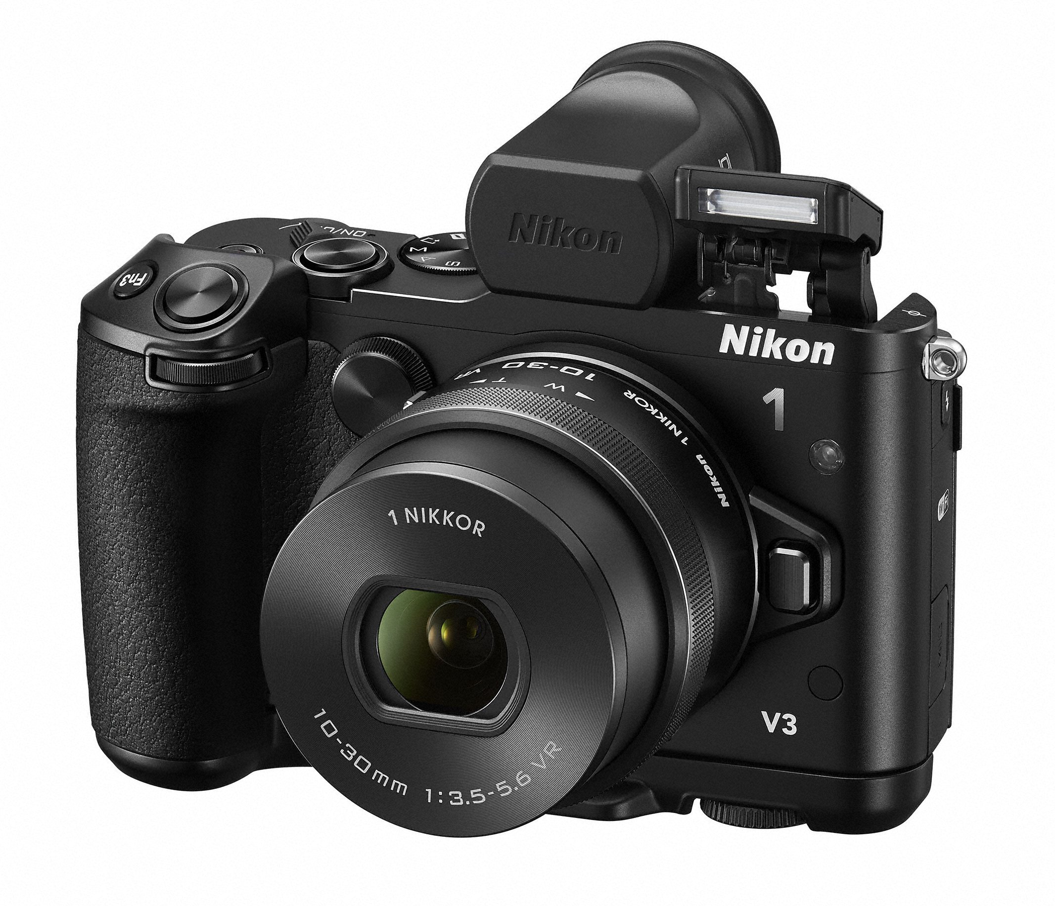 Amazon | Nikon ミラーレス一眼Nikon 1 V3 プレミアムキット ブラック  