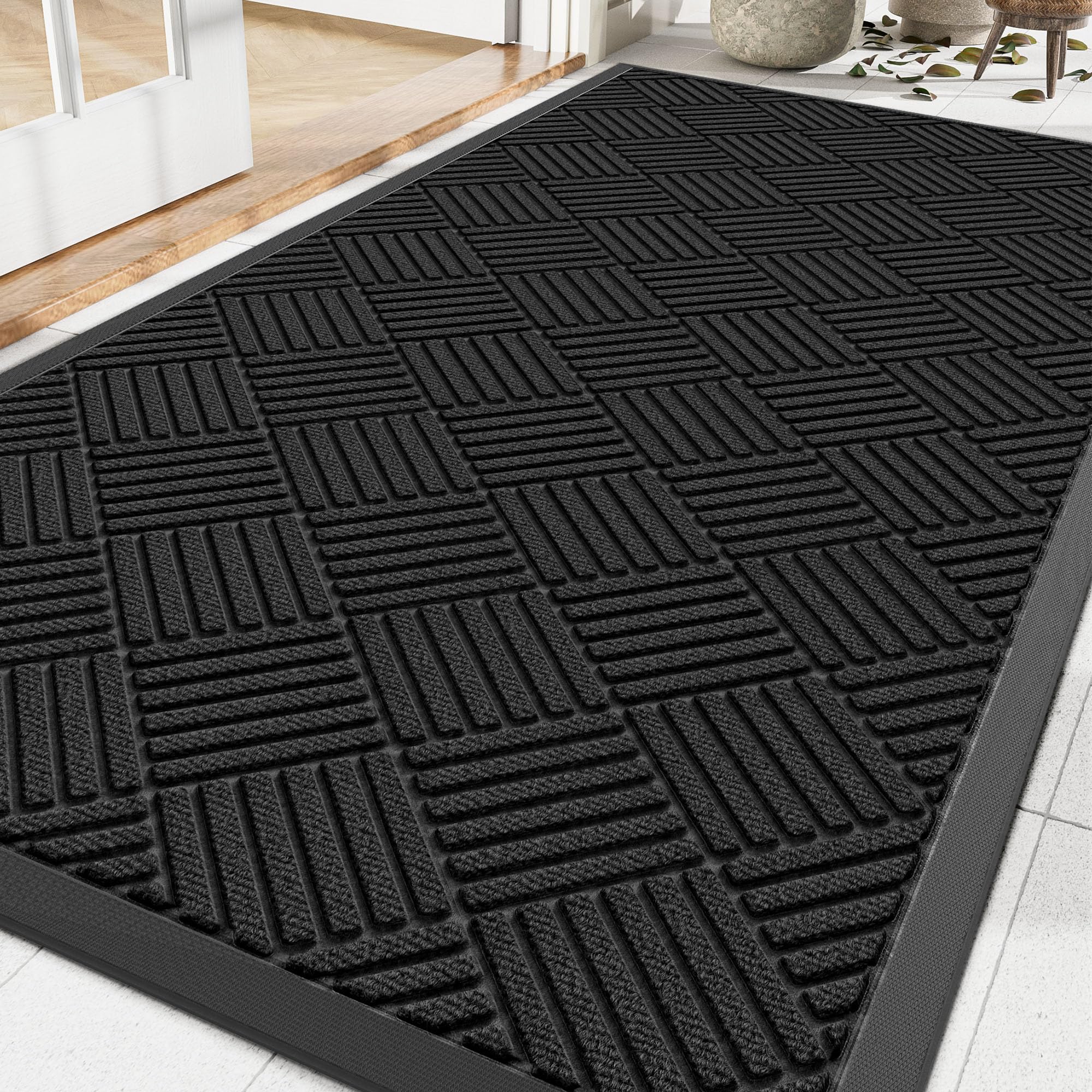 Amyracel Front Door Mat 3'x4', Heavy Duty Waterproof Commercial Floor Mat — Amazon image 10