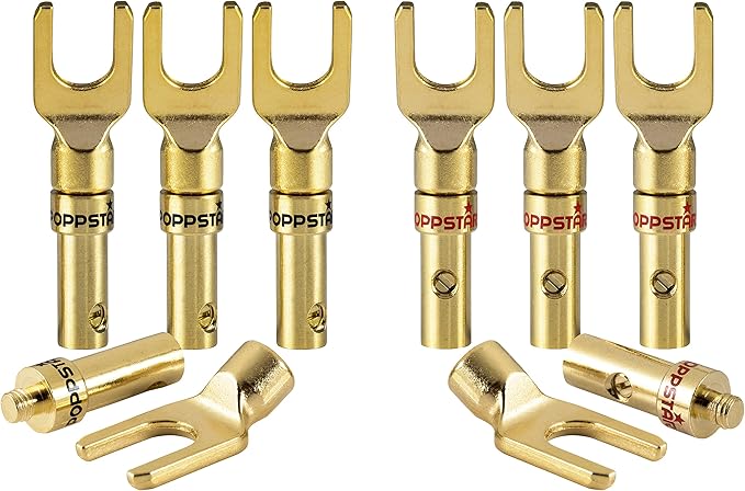 title=Poppstar 8x capicorda High End, prese a forcella per la connessione elettrica di