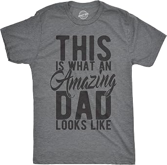 Crazy Dog T-Shirts Mens Amazing Dad T-Shirt