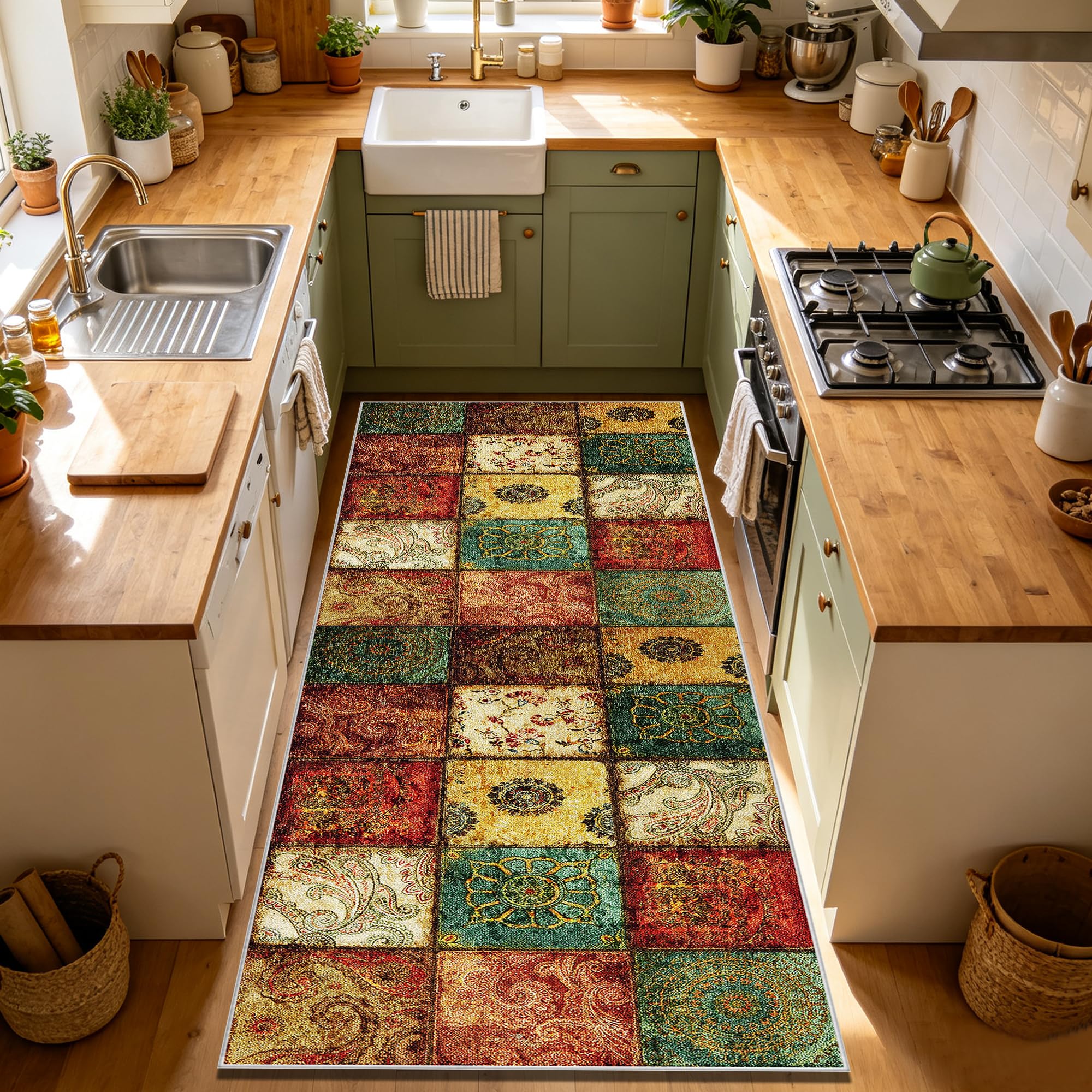 Tapis de passage antidérapant 80 x 450 cm tapis entrée intérieur sur mesure