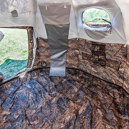 Miniatura 6 de Rbm Outdoors - Tienda de campaña caliente con gato de estufa, fácil instalación para 4 estaciones, tiendas de campaña de invierno para campamento,