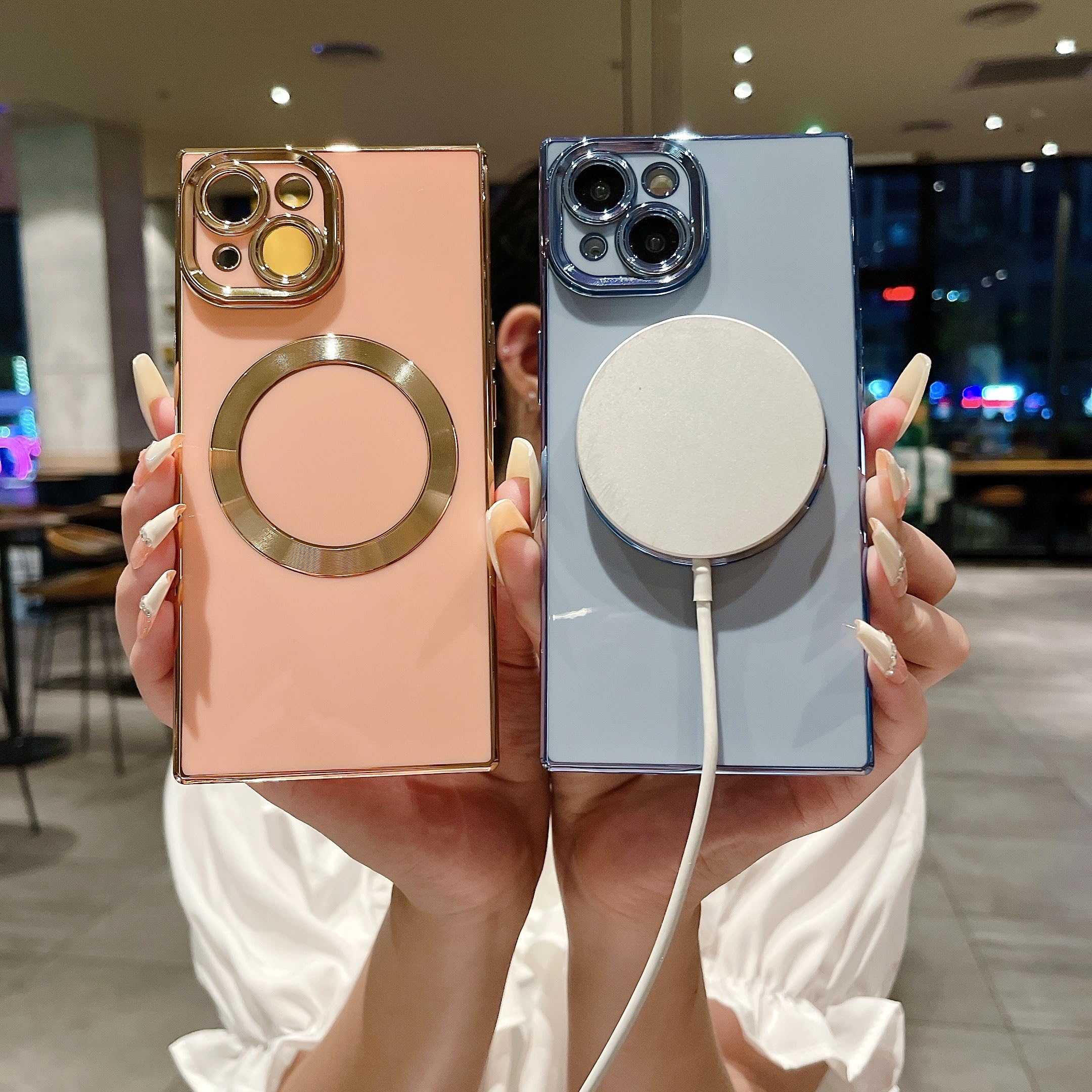 Doulings Magnetic Series Designed For IPhone Case,[Compatible With MagSafe][Military Drop&Camera