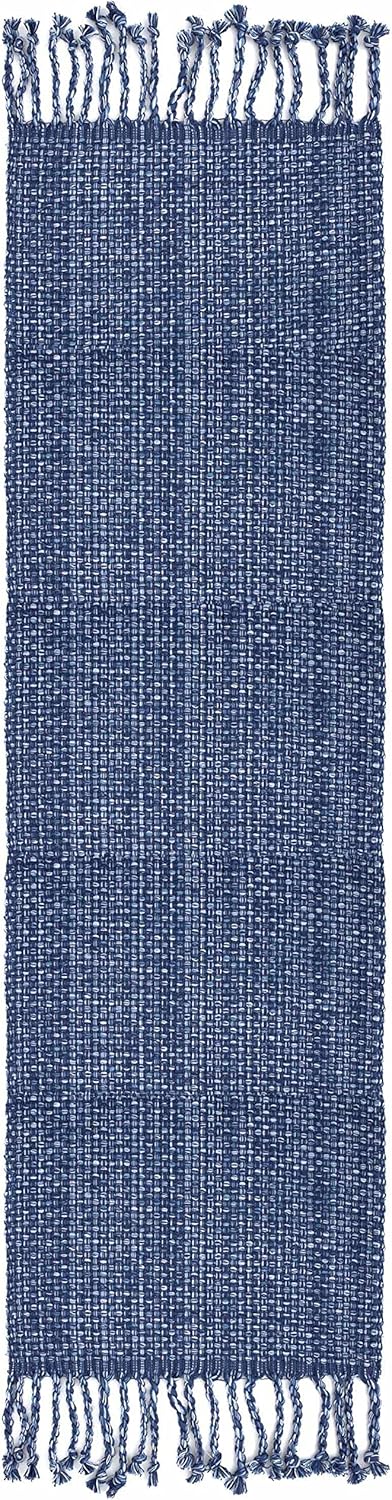 Sweet Home Collection 100% Cotton Placemats for Dining Room Rectangle Two Tone Woven Fabric 13" x 19" Soft Durable Table Mat Set, Set of 6, Taupe