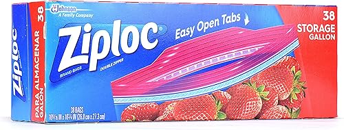 Miniatura 4 de Ziploc Bolsa de almacenamiento, galón, 38 unidades