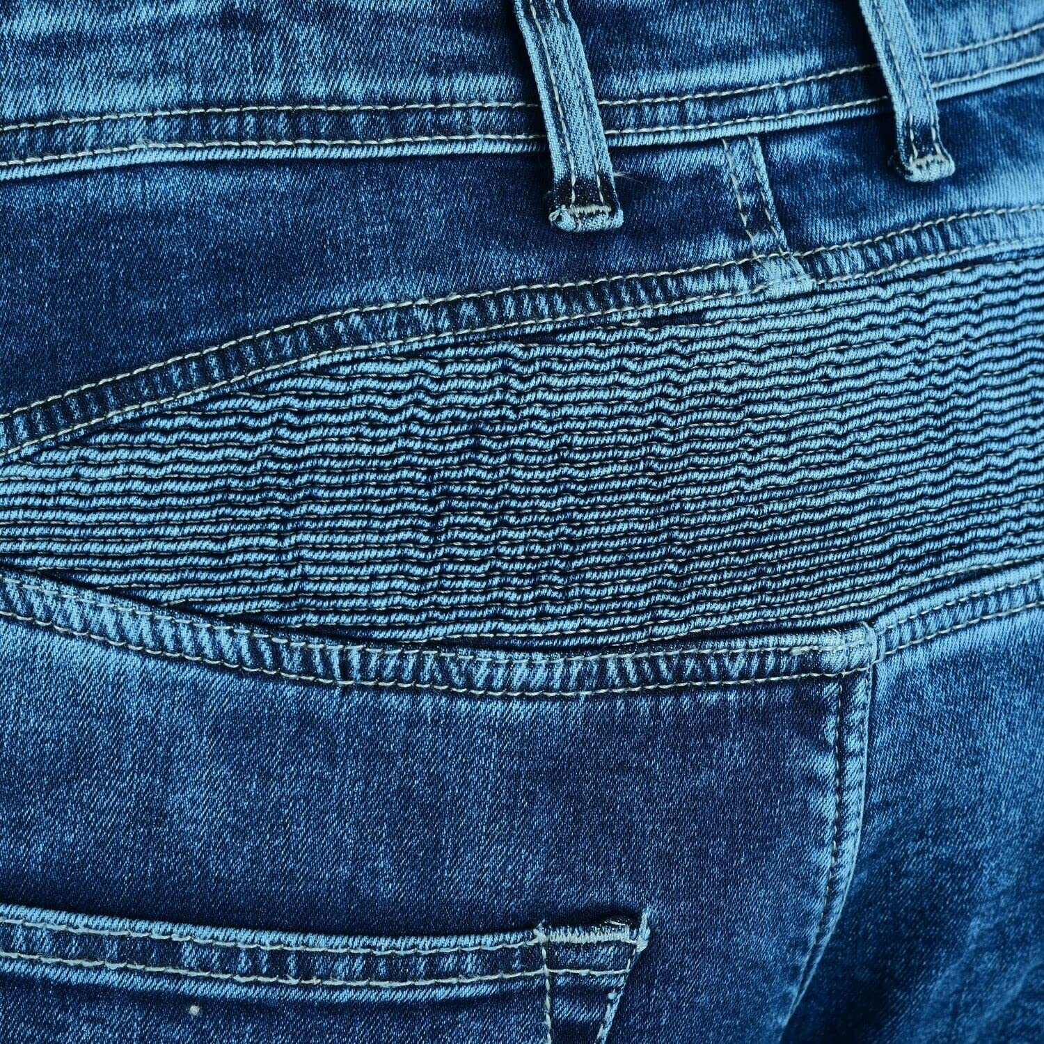 Herren Motorrad Reiten Hose Denim Jeans Motorradhose Herren, Motorrad Jeans Herren mit Protektoren,Aramidfaser Jeans Herren Motorrad