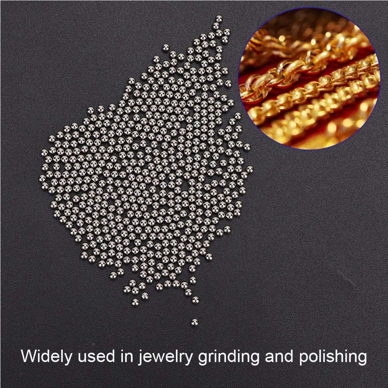 Stainless Steel Polishing Beads 2mm for Jewelry Tumbling – Polishing Media for Gold & Silver, Compatible with Tumblers