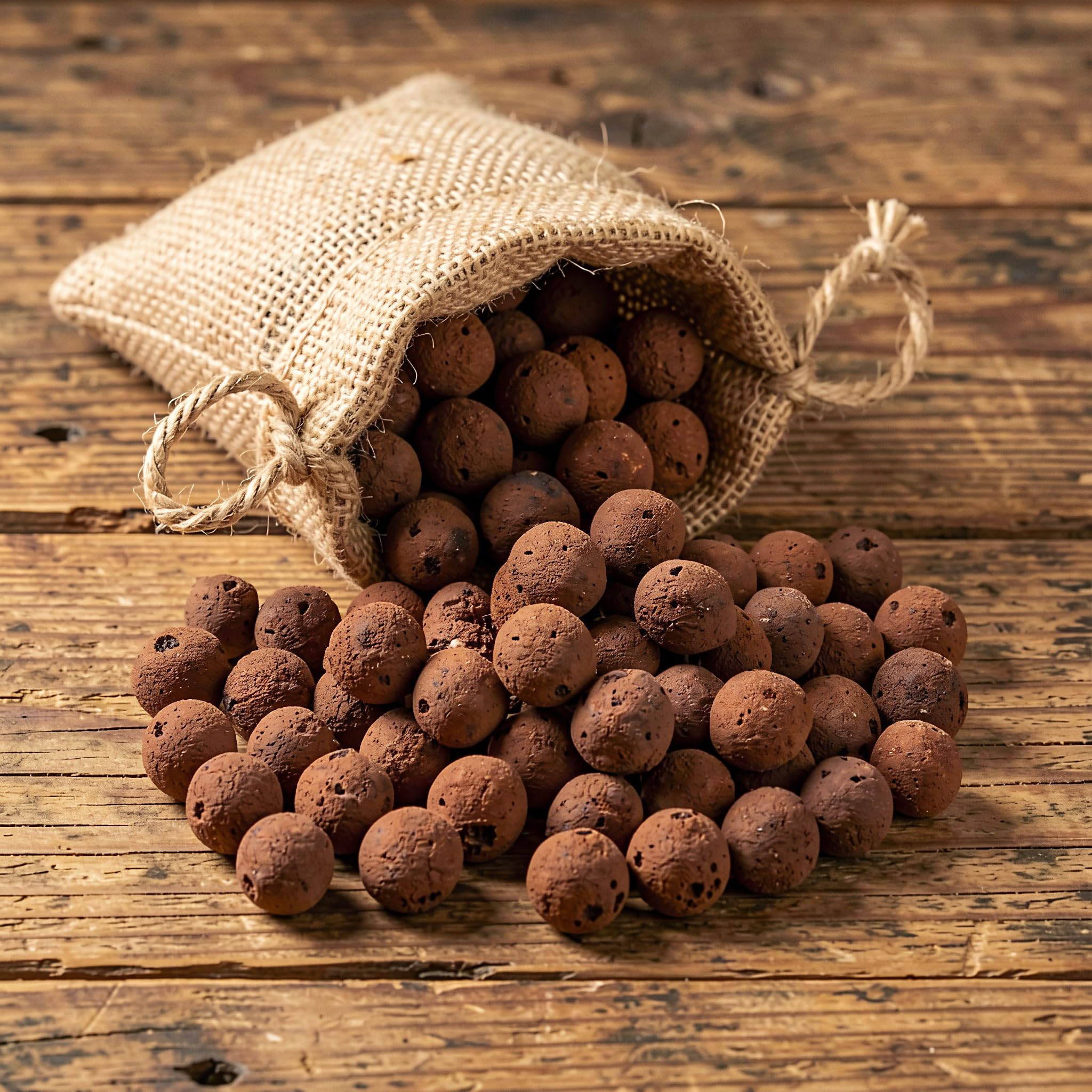 Lurrose 1 Sacchetto di Argilla espansa - Palline di Argilla per Piante da Interno per la propagazione e Il drenaggio dell'Acqua, 10-14 mm per Lo Sviluppo delle Radici nel Terreno, 1 kg/2,2 libbre