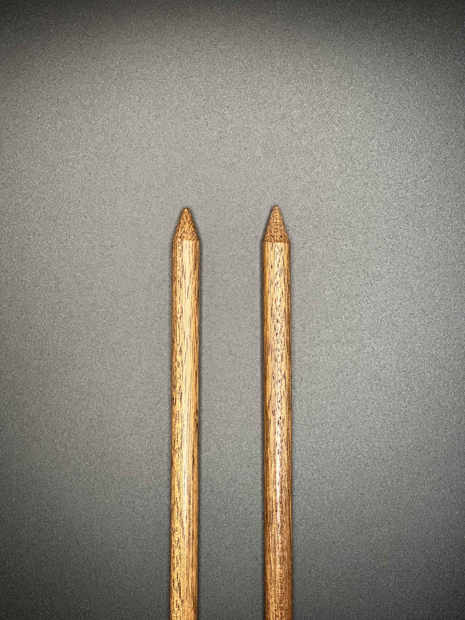 Golf Alignment Sticks Mahagoni - Black Stripes