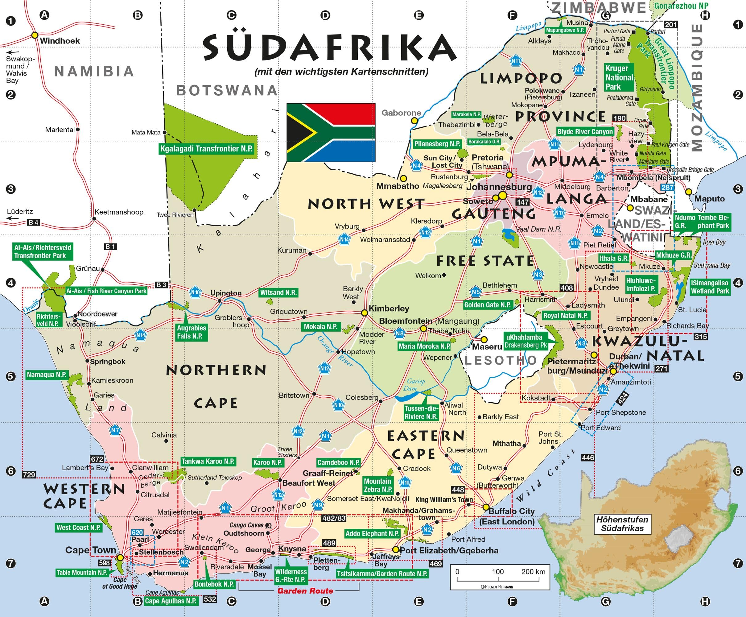 Reise Know-How Reiseführer Südafrika: Südafrika individuell erleben und entdecken – mit Routen und Tipps für Selbstfahrer
