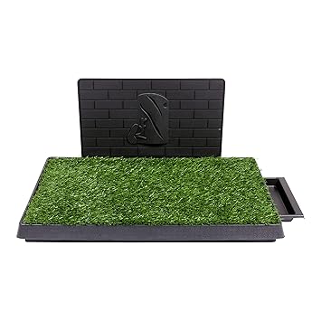 Downtown Pet Supply Pet Dog Pee Tray Replacement for Bathroom Relief System, Weather Proof, Housebreaking, Portable, Easy Clean, Perfect for Indoor and Outdoor (20 x 30 Inch with Drawer and Wall)