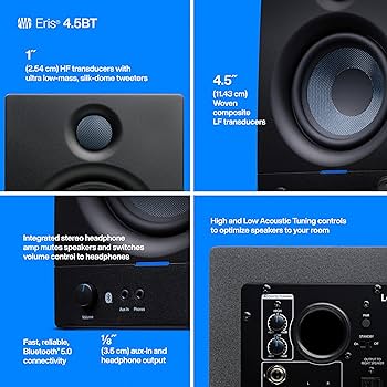 PreSonus - PreSonus プレソナスEris E3.5 1gen Amazon.com: PreSonus Eris 4.5BT Bluetooth Studio Monitors