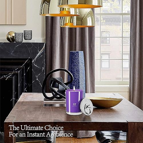 Miniatura 9 de Vela de soja de lujo altamente perfumada, aceites esenciales de lavanda natural, velas de aromaterapia para relajación, regalos únicos para mujeres,