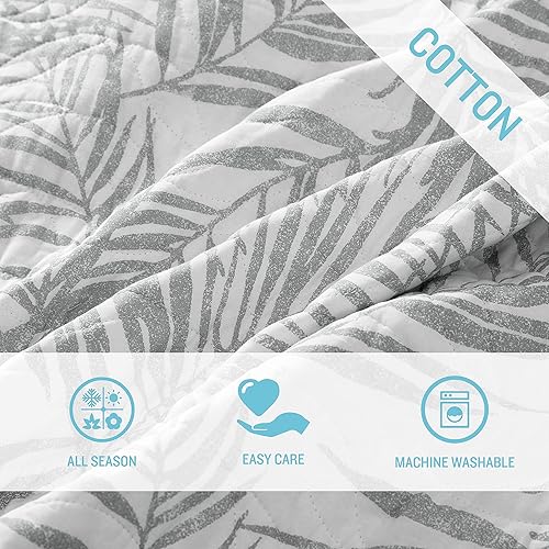 Miniatura 6 de Tommy Bahama - Juego de edredón tamaño Queen, ropa de cama reversible de algodón con fundas a juego, decoración tropical para todas las estaciones