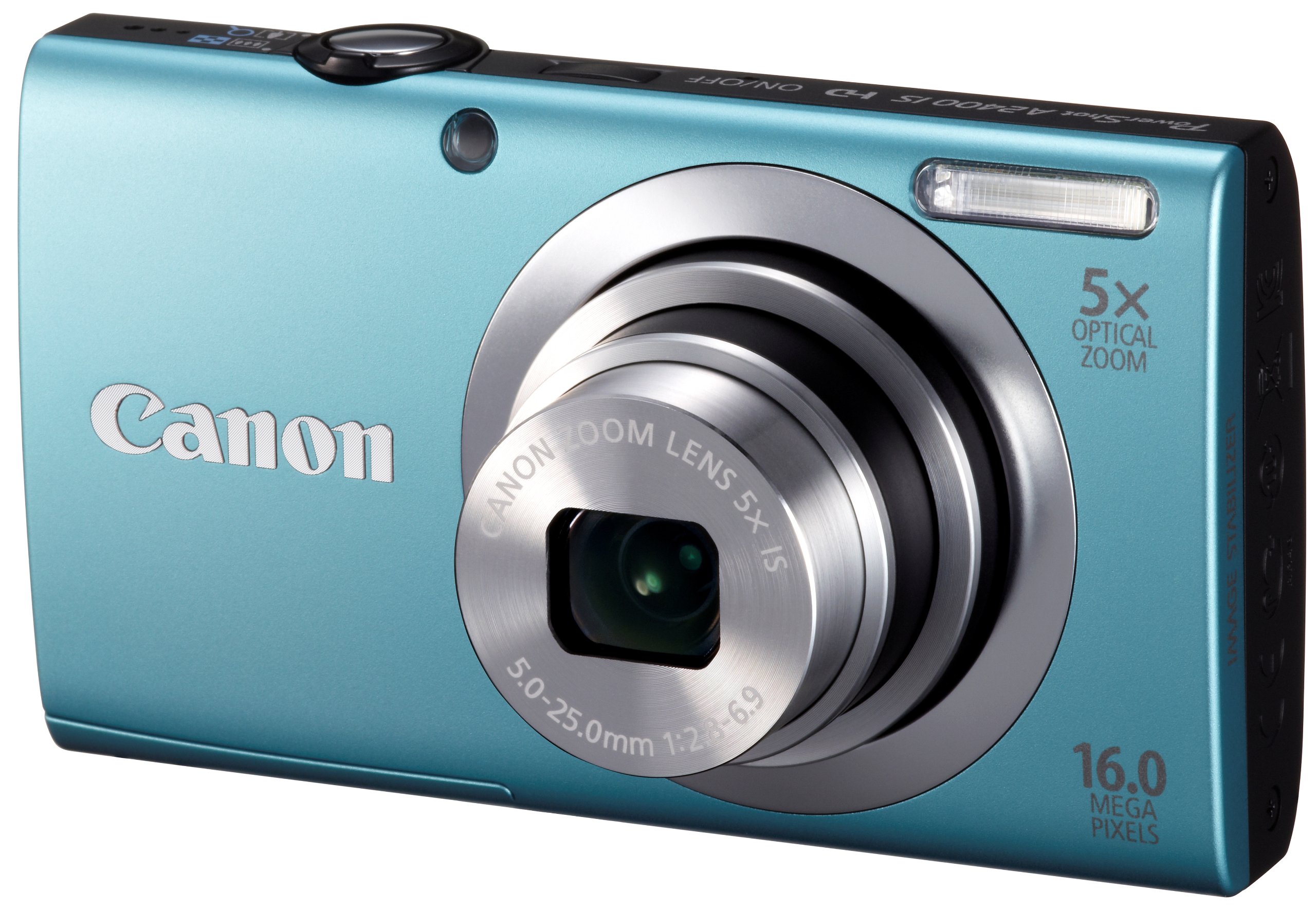 Canon デジタルカメラ PowerShot A2400IS ブルー 1600万画素 光学5倍 