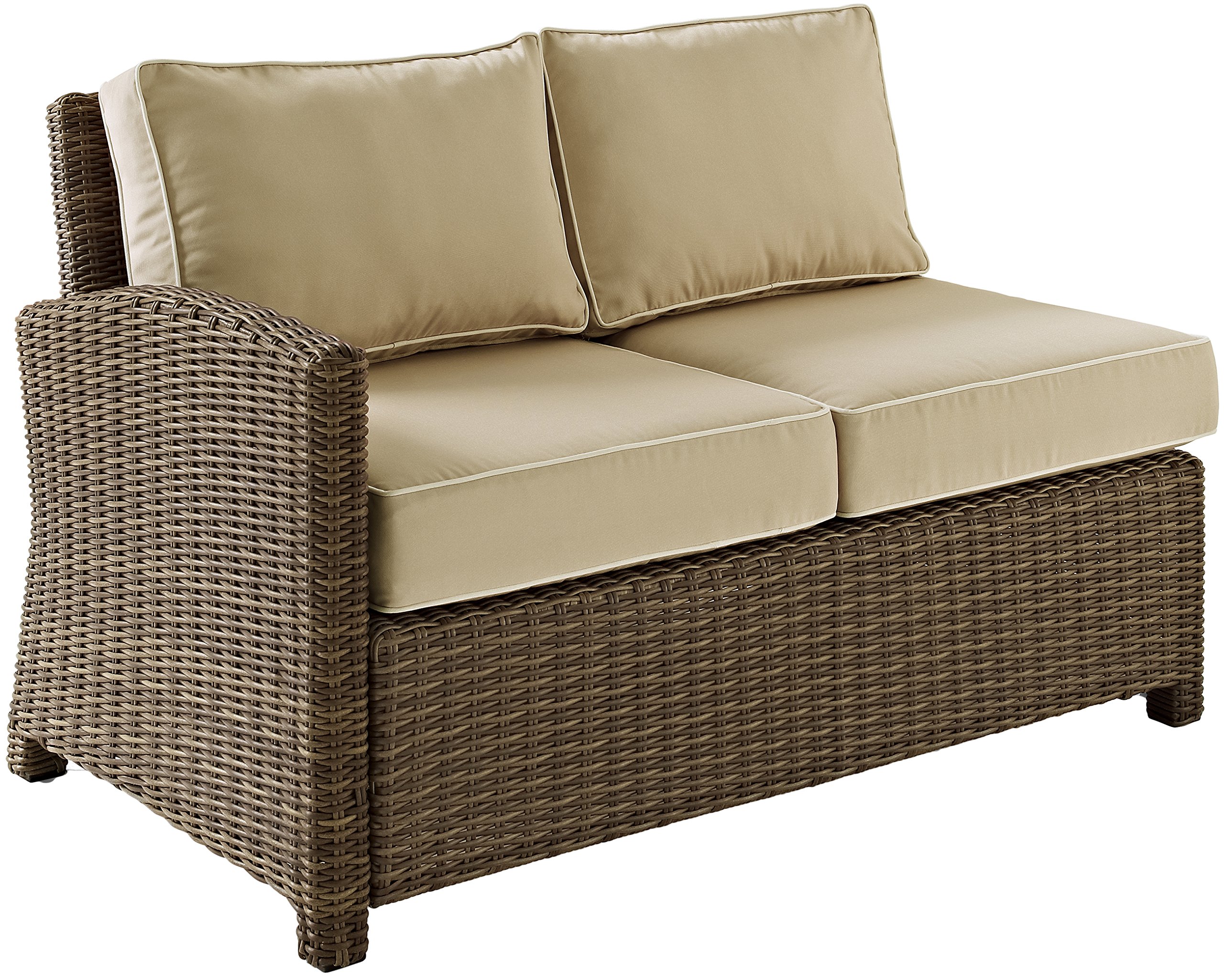 Wicker Love Seat Crosley Palm Harbor Wicker Loveseat Outdoor