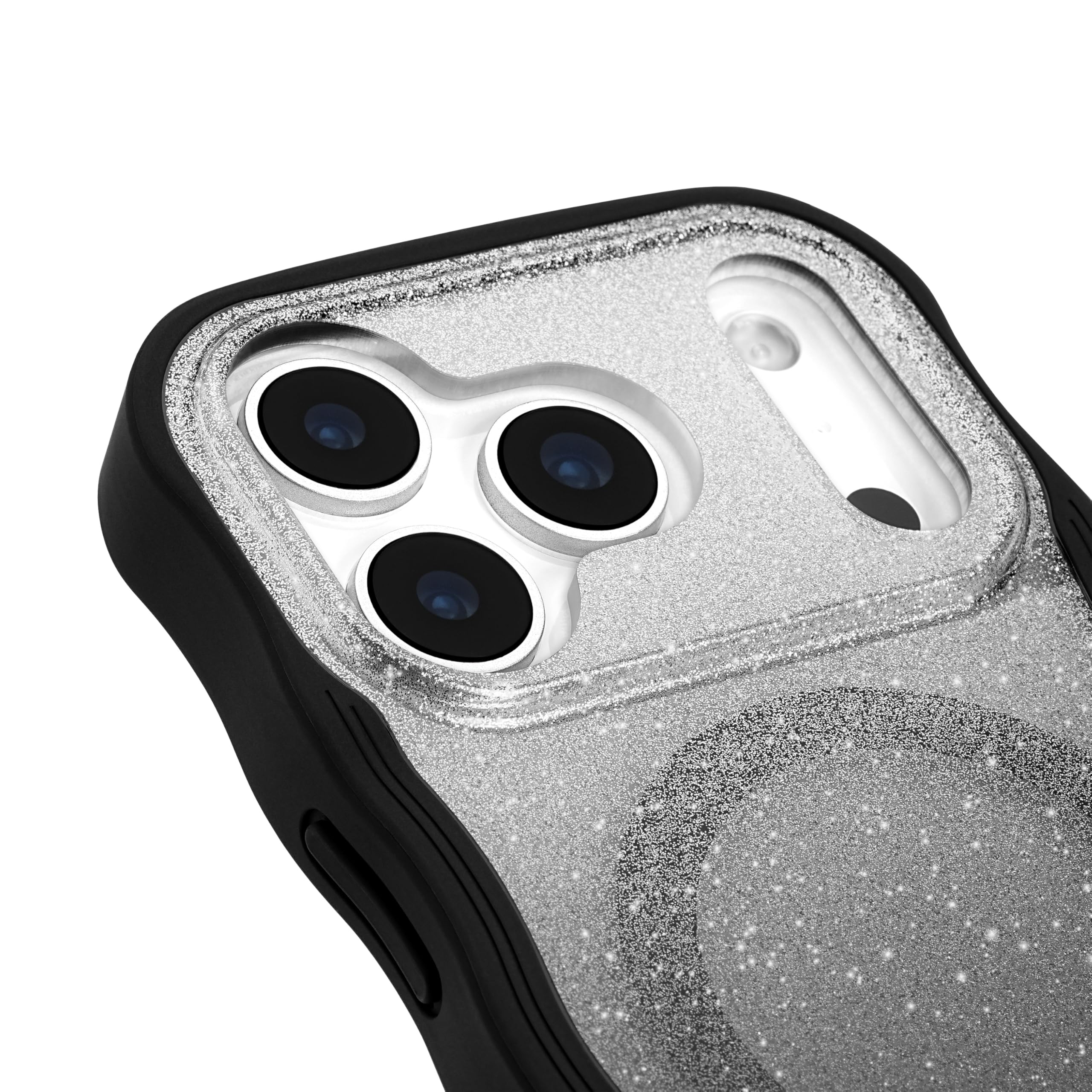 iPhone17Pro ケイトスペード（R）Wavyケース iPhone 17 Pro用 kate spade（R）Wavyケース／Opal Iridescent MagSafe