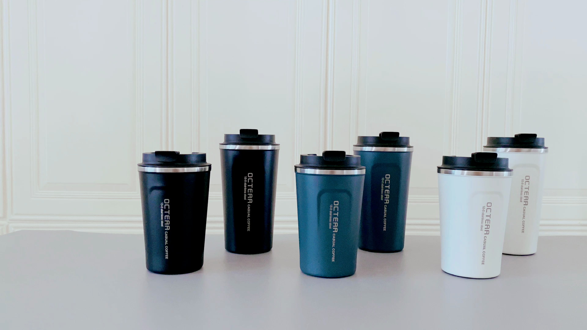 Amazon Octerr マグカップ 保温 コーヒーカップ コンビニカップ 携帯マグ 保冷 タンブラー 真空断熱 ステンレス製 蓋付き 持ち運び 直接ドリップ プレゼントに 380ml ブラック タンブラーグラス オンライン通販