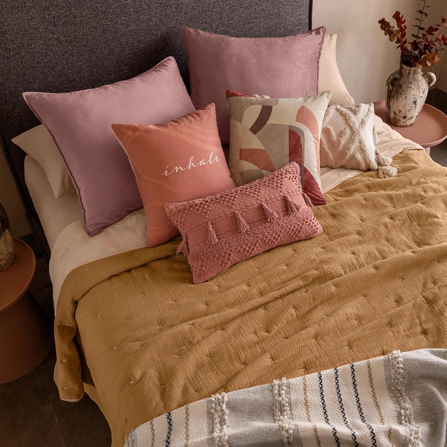 Tranquil Muslin Aura King Size XL Comforter