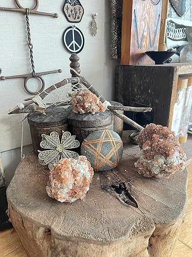 Miniatura 3 de Mineralist Collection Piedras curativas, trozo de aragonita de alta energía, cristal espiritual decorativo, trozo natural para meditación, chakra,