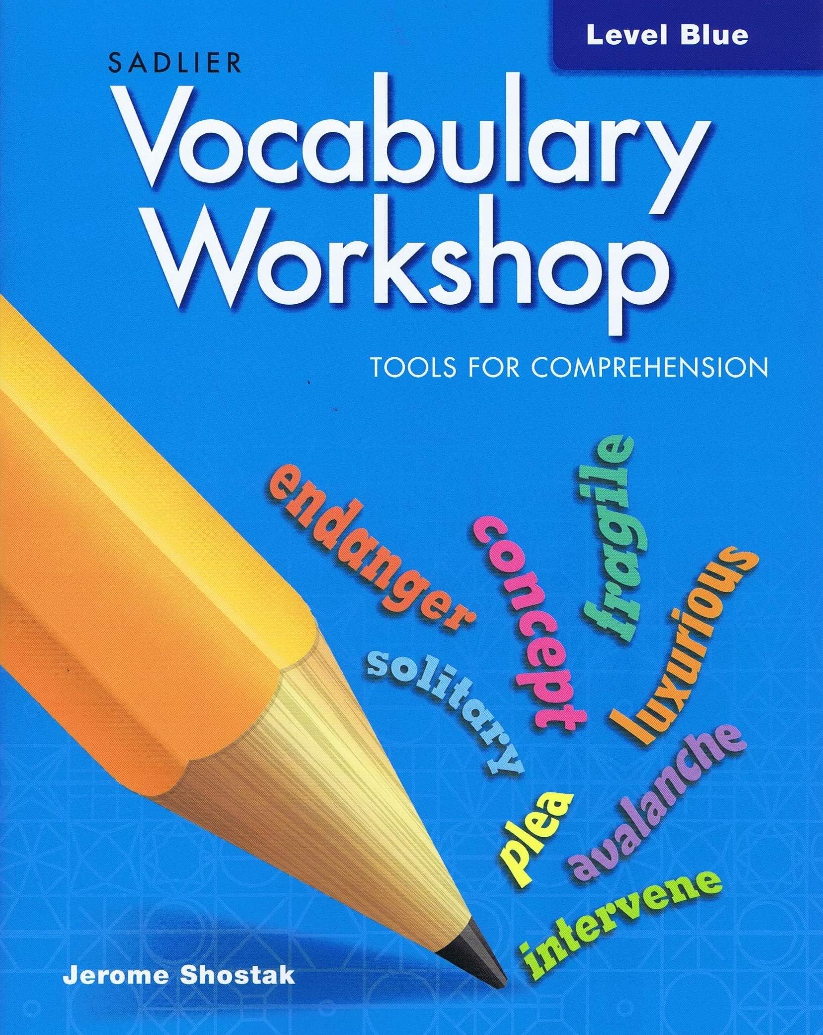 (Level Blue) 2021 Vocabulary Workshop Tools For Comprehension Unknown Binding – January 1, 2020