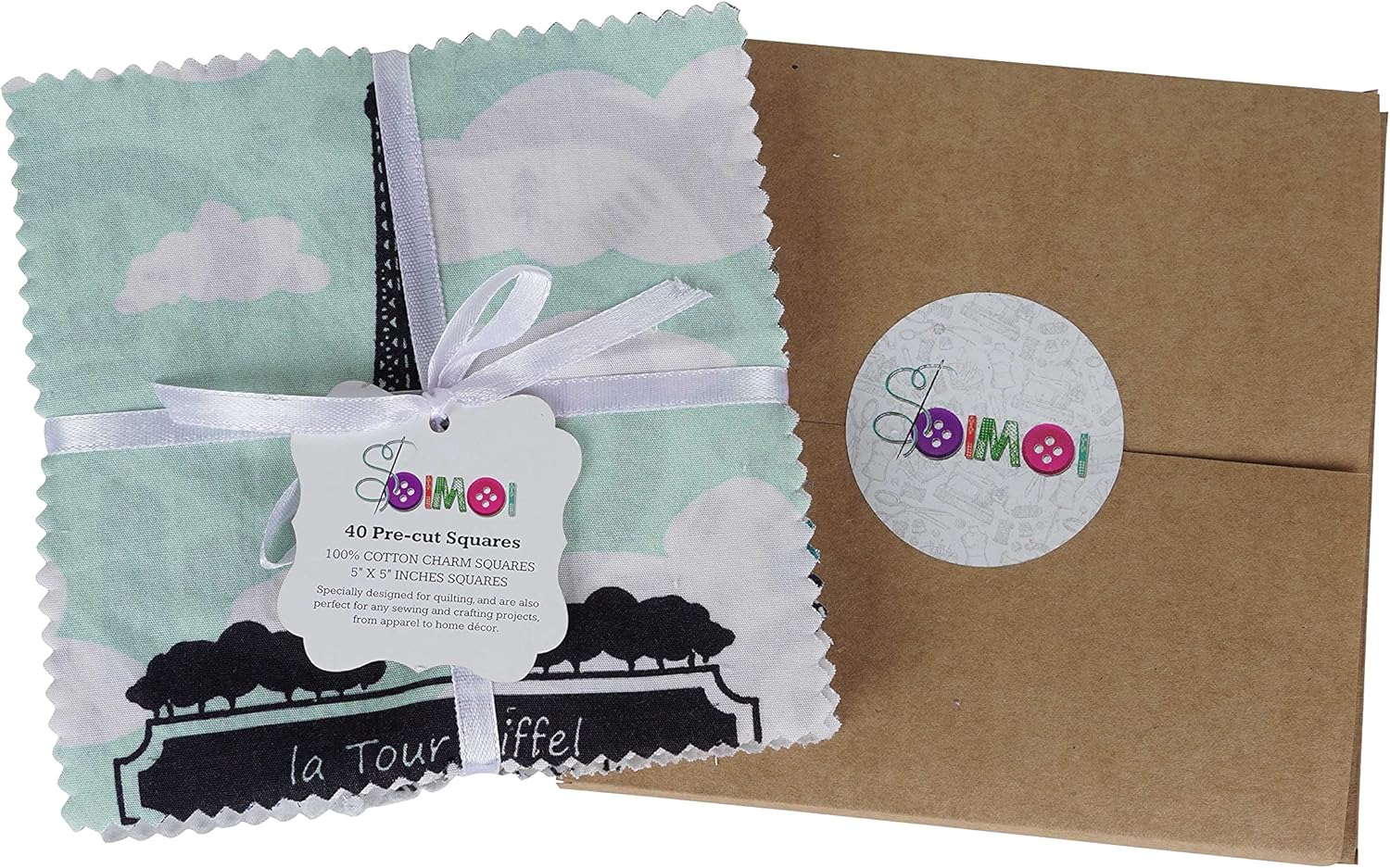 Precut 10-inch Prints Cotton Fabric Bundle Quilting Squares Charm Pack DIY Patchwork Sewing Craft-