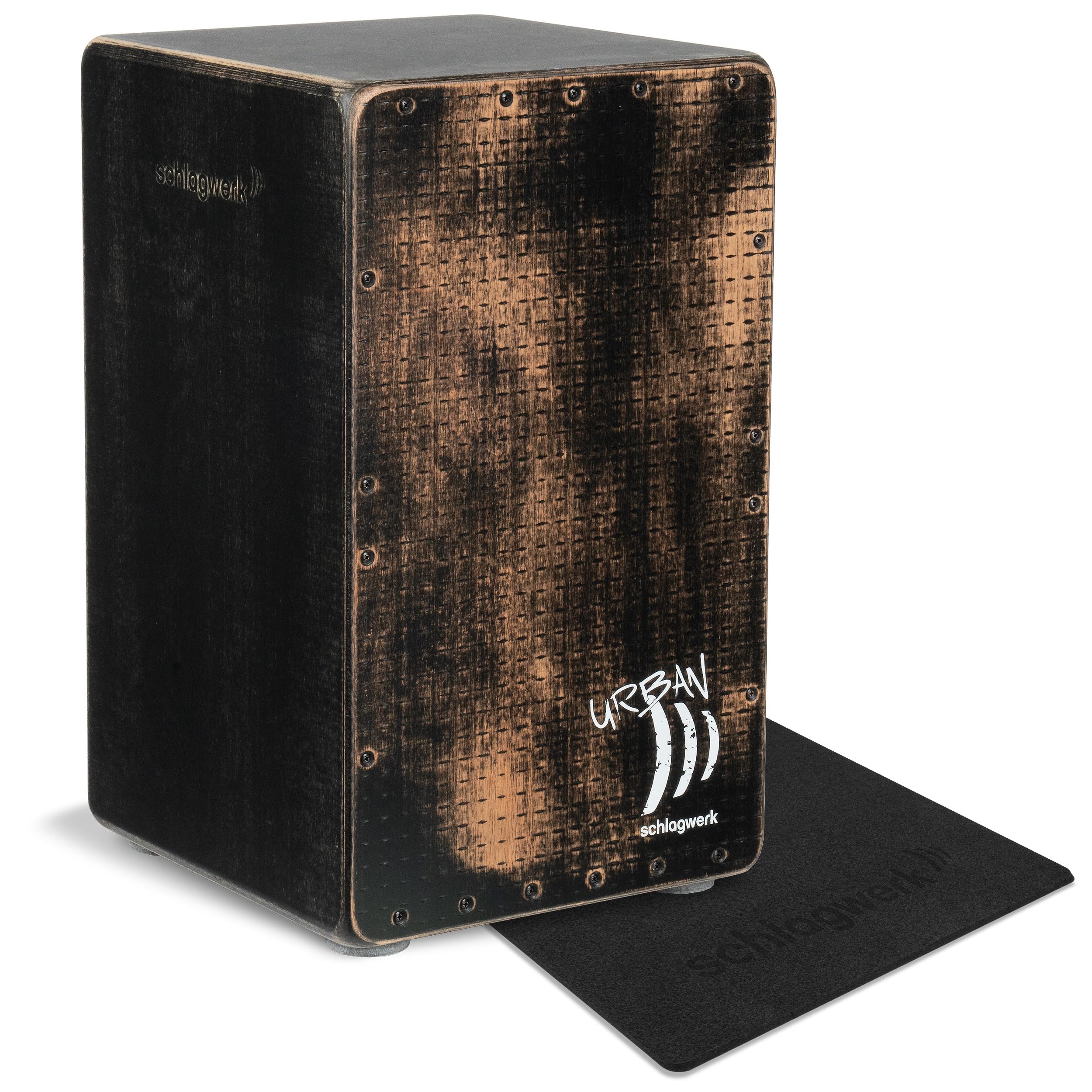 Schlagwerk CP5230 Urban OS Series Snare Cajon - Grunge Black