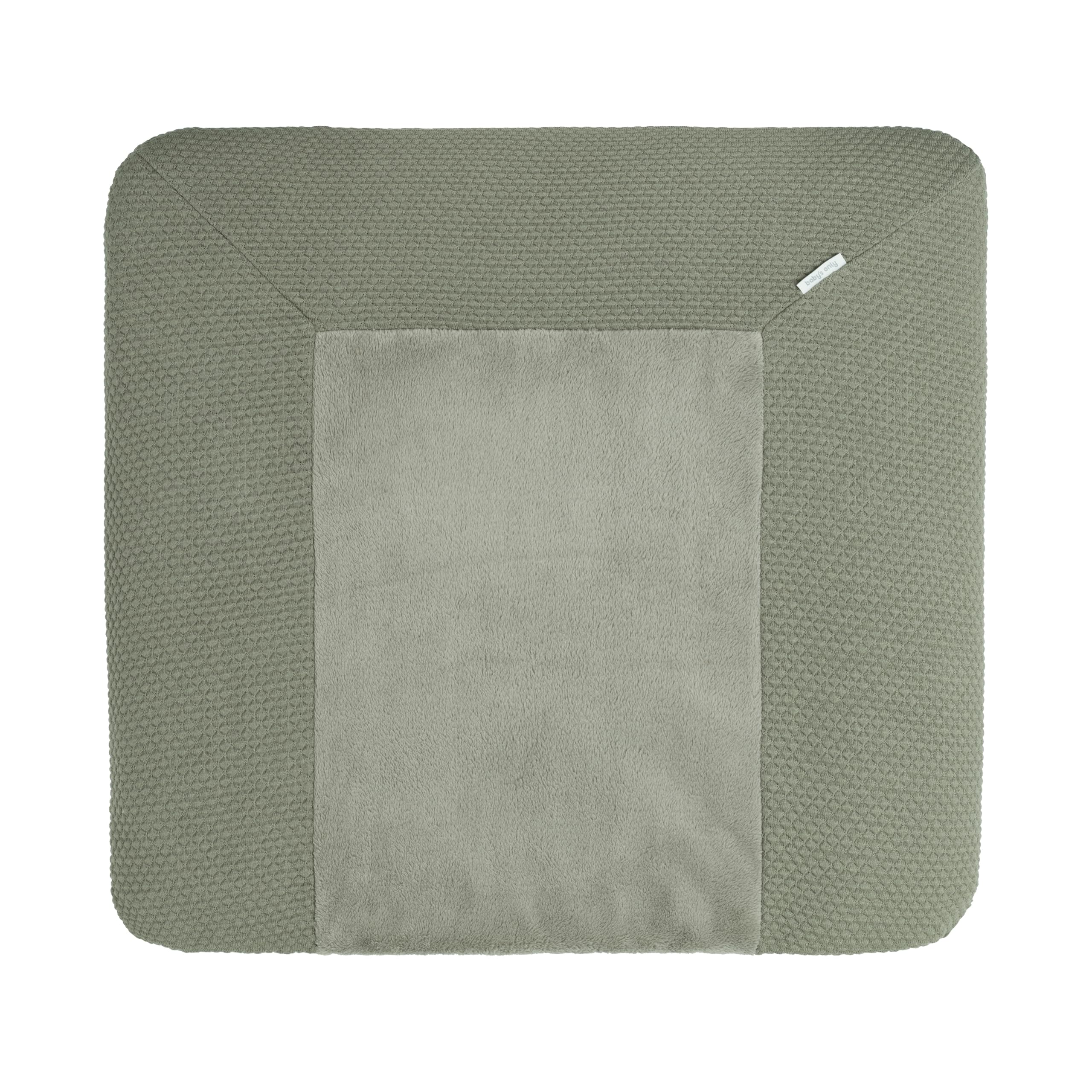 Baby's Only - Baby Wickelauflagenbezug 75x85 cm - Bezug für Wickelauflage Sky - Strickbezug für Wickelunterlage - Aus Baumwolle - Urban Green