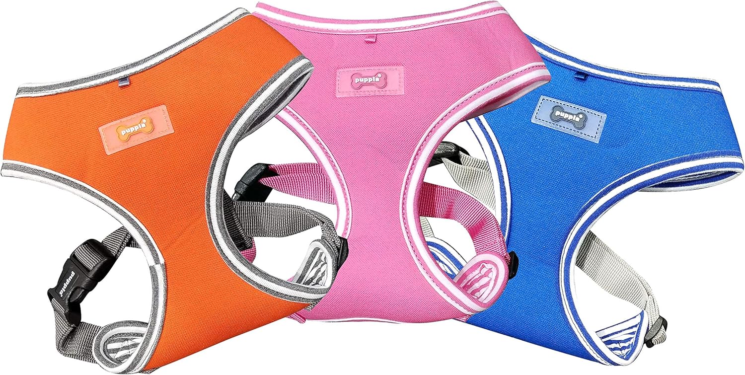 Puppia Naunet Harness A, Orange, Small