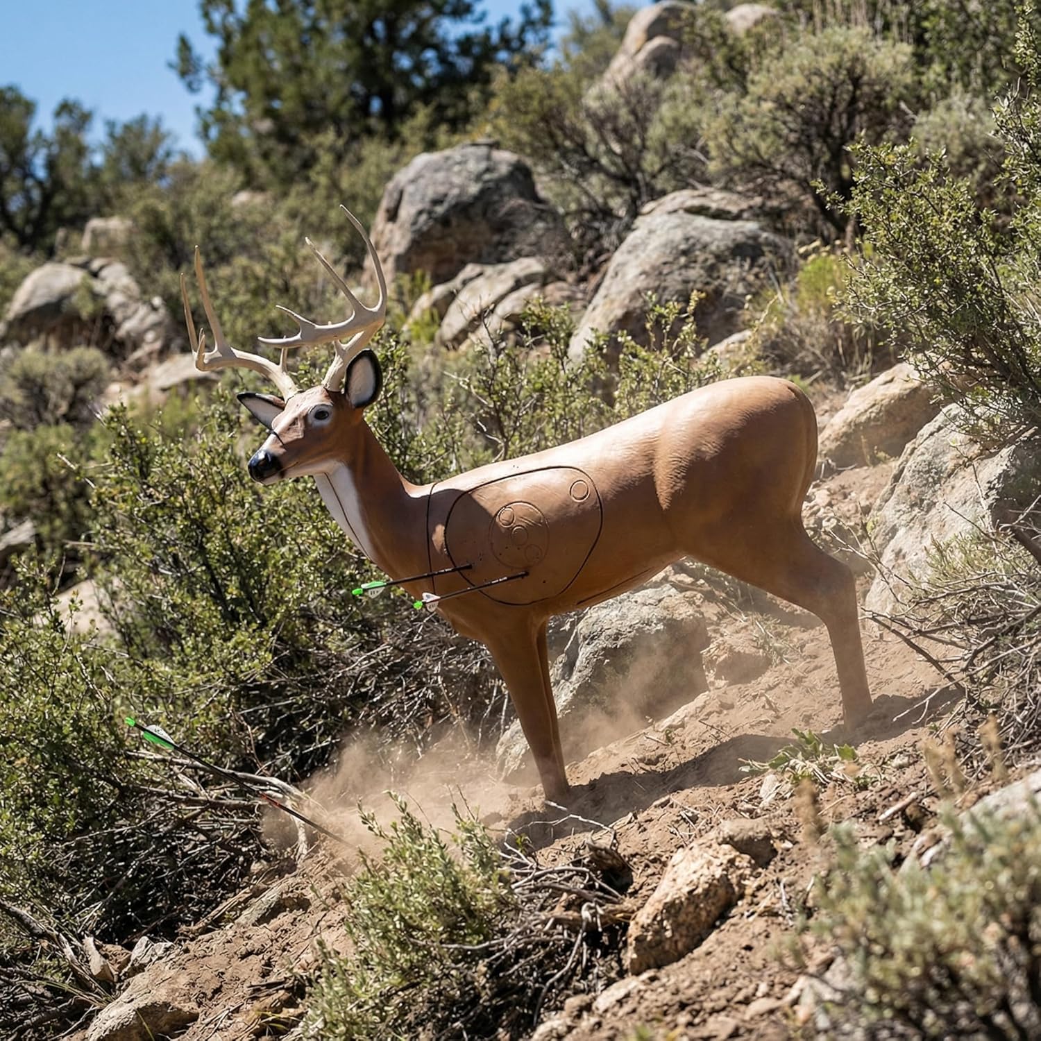 BIGshot Pro Hunter Double Duty Buck Deer Foam 3D Archery Target